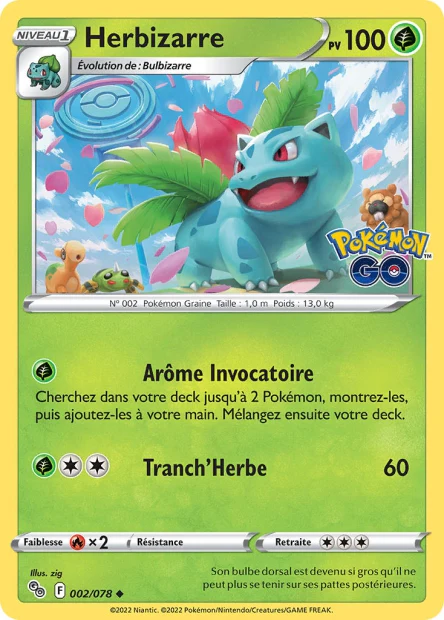 002/078 - Herbizarre - EB10.5 Pokémon Go