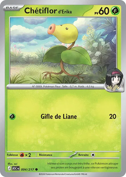 004/217 - Chétiflor d'Erika - ME2.5 Héros Transcendants