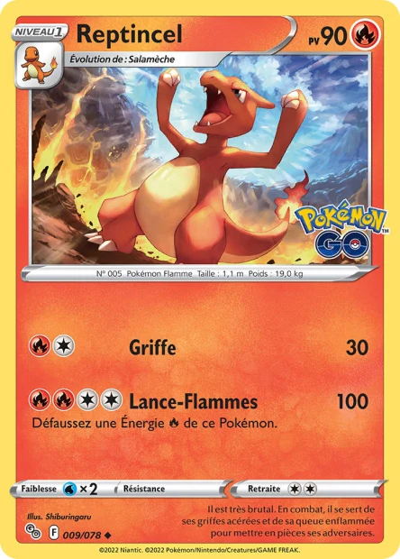 009/078 - Reptincel - EB10.5 Pokémon Go