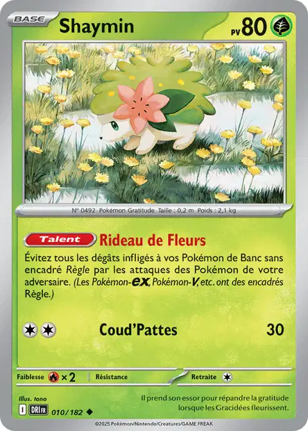010/182 - Shaymin - EV10 Rivalités Destinées