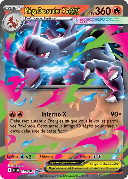 013/94 - Méga-Dracaufeu X ex - ME02 Flammes Fantasmagoriques