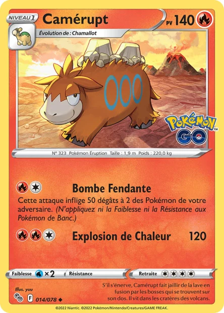014/078 - Camerupt- EB10.5 Pokémon Go