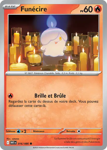 016/086 - Funécire - EV10.5 Flamme Blanche