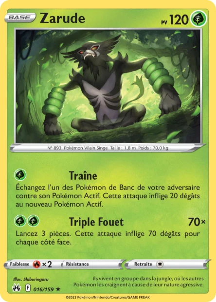016/159 - Zarude - EB12.5 Zénith Suprême