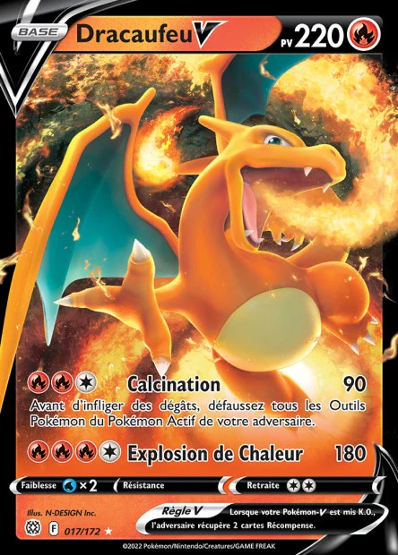 017/172 - Dracaufeu-V - EB9 Stars etincelantes