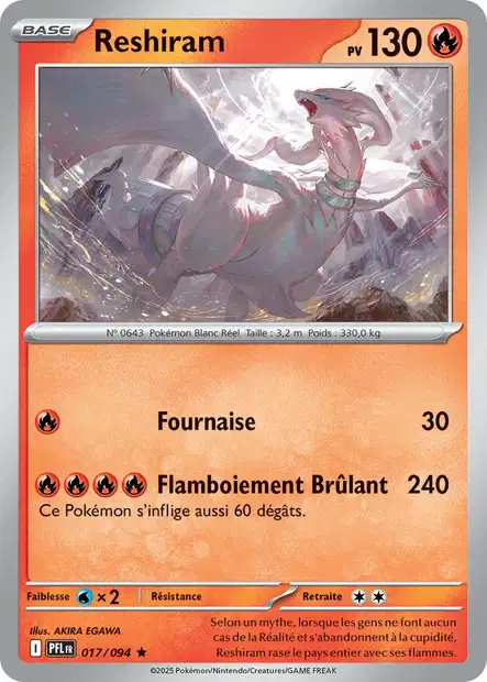 017/94 - Reshiram - ME02 Flammes Fantasmagoriques