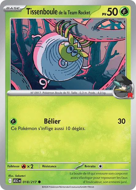 018/217 - Tissenboule de la Team Rocket - ME2.5 Héros Transcendants