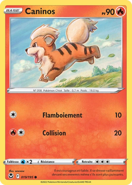 019/195 - Caninos - EB12 Tempête Argentée