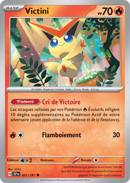 021/191 - Victini - EV8 Ătincelles DĂ©ferlantes