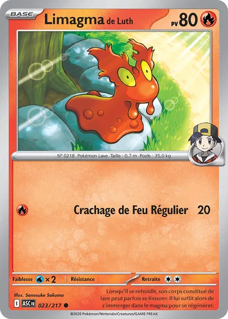 023/217 - Limagma de Luth - ME2.5 Héros Transcendants