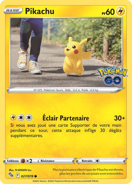 027/078 - Pikachu - EB10.5 Pokémon Go