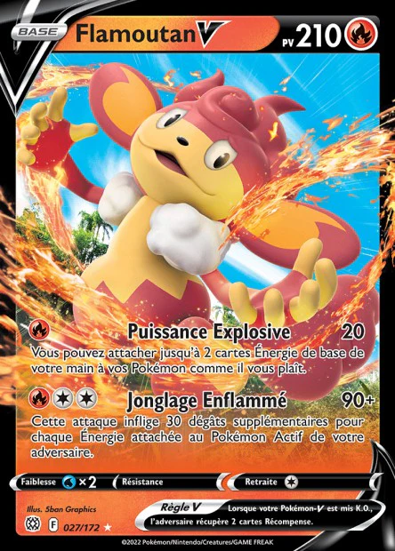 027/172 - Flamoutan-V- EB9 Stars etincelantes