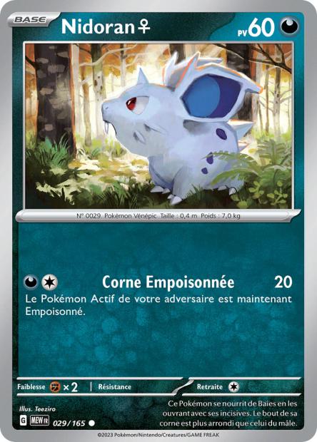 029/165 - Nidoranâ - EV3.5 151