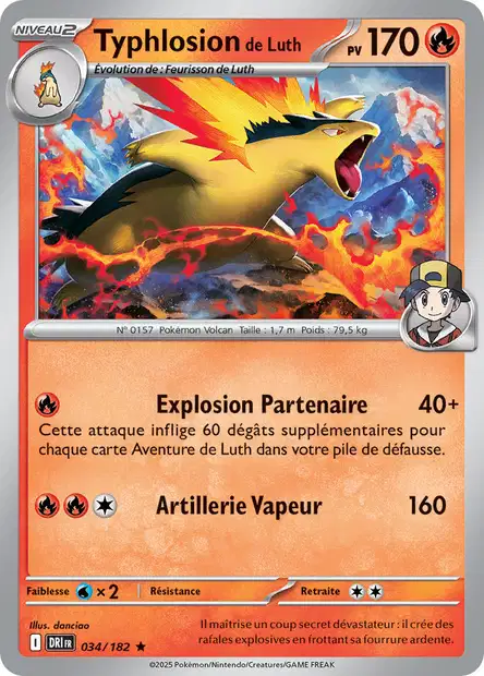 034/182 - Typhlosion de luth - EV10 Rivalités Destinées