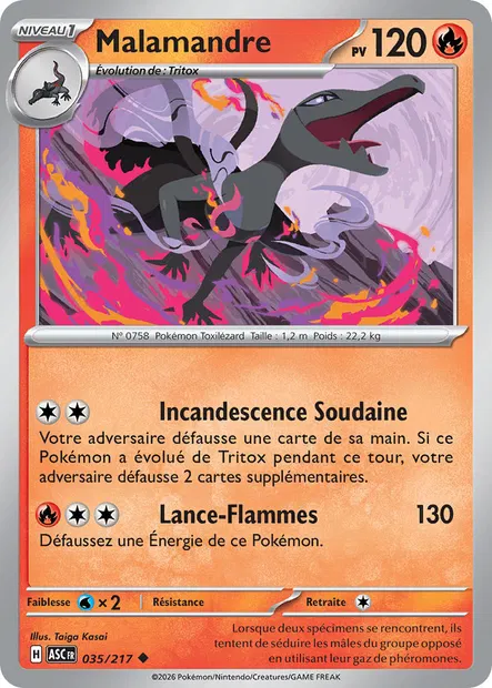 035/217 - Malamandre - ME2.5 Héros Transcendants