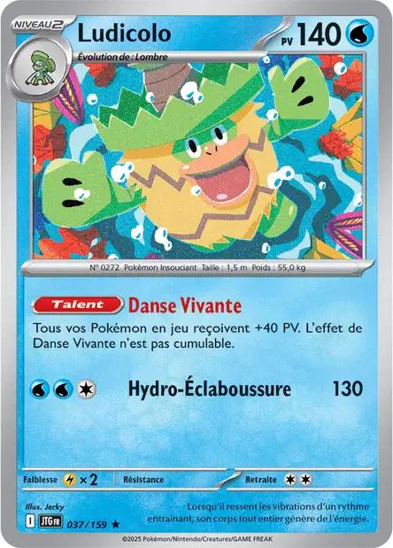 037/159 - Ludicolo - EV9 Aventures Ensemble