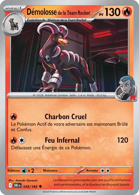 038/182 - Démolosse de la Team Rocket - EV10 Rivalités Destinées