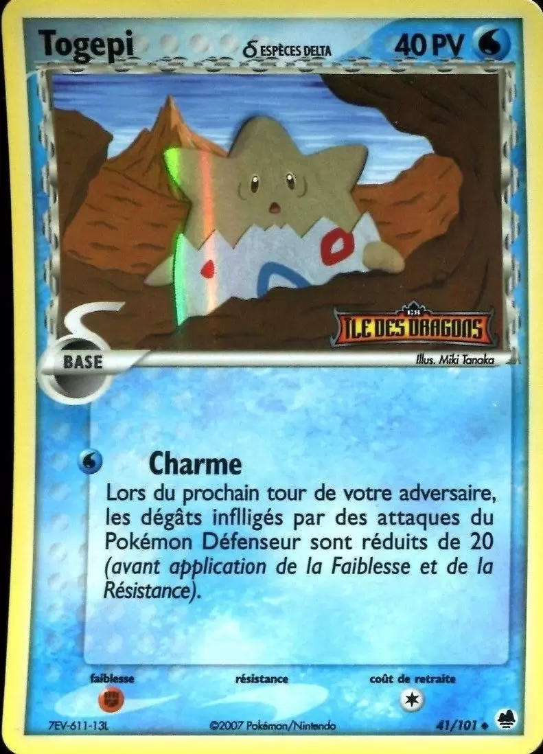 041/101 - Togepi STAMP - Ex Ile Des Dragons