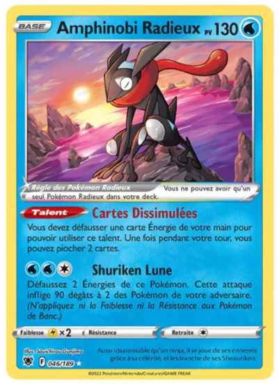 046/189 - Amphinobi Radieux - EB10 Astres Radieux