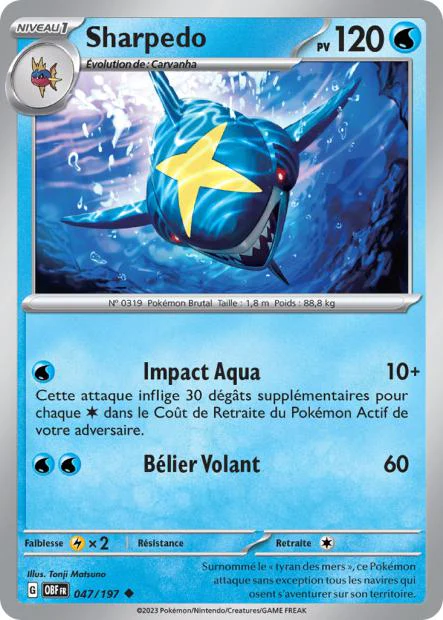 047/197 - Sharpedo - EV03 Flammes Obsidiennes
