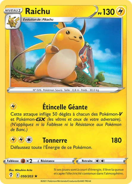 050/203 - Raichu - EB7 Evolution Celeste