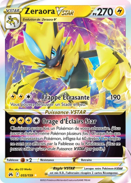 055/159 - Zeraora-VSTAR - EB12.5 ZĂ©nith SuprĂȘme