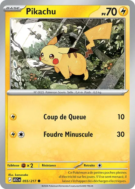 055/217 - Pikachu - ME2.5 Héros Transcendants