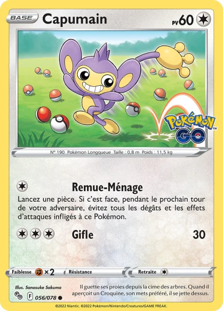056/078 - Capumain- EB10.5 Pokémon Go