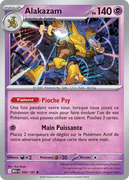 056/132 - Alakazam - ME01 MĂ©ga-Ăvolution