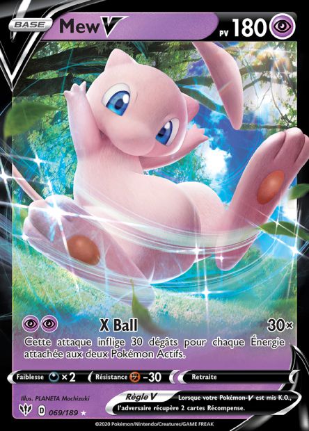 069/189 - Mew-V - EB3 TénÚbres Embrasées