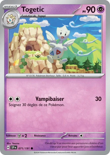 071/191 - Togetic - EV8 Ătincelles DĂ©ferlantes