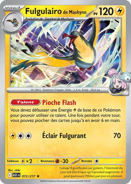 072/217 - Fulgulairo de Mashynn - ME2.5 Héros Transcendants