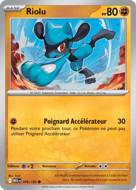 076/132 - Riolu - ME01 Méga-Évolution