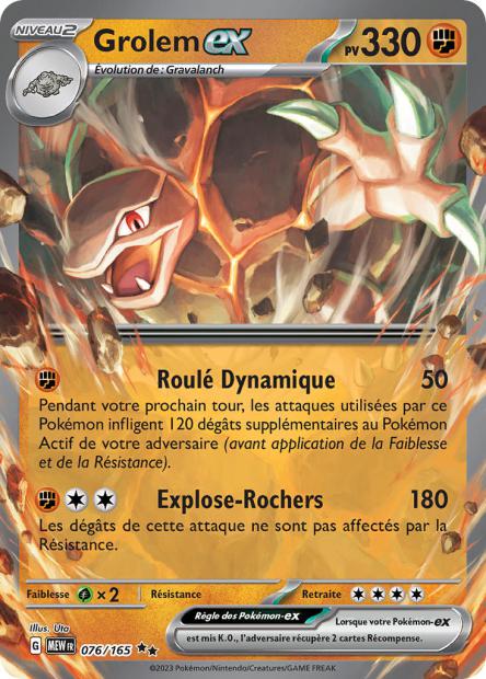 076/165 - Grolem ex - EV3.5 151