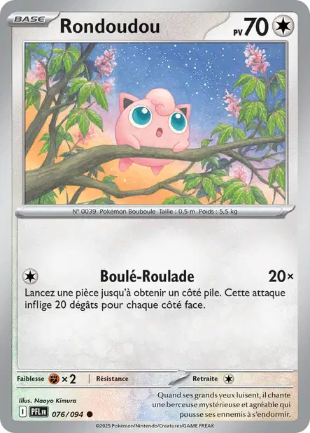 076/94 - Rondoudou - ME02 Flammes Fantasmagoriques