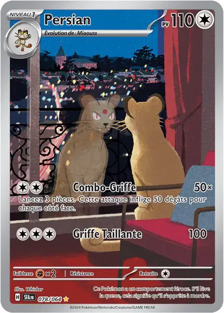 078/64 - Persian PSA9 - EV6.5 Fable Nébuleuse