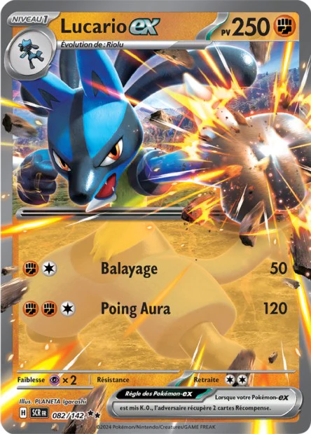 082/142 - Lucario ex - EV7 Couronne Stellaire