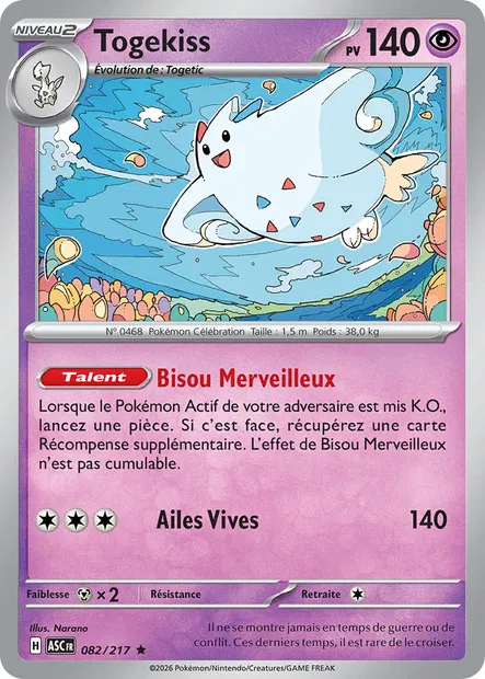 082/217 - Togekiss - ME2.5 Héros Transcendants