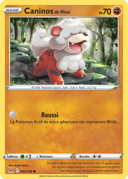 083/196 - Caninos de Hisui - EB11 Origine Perdue