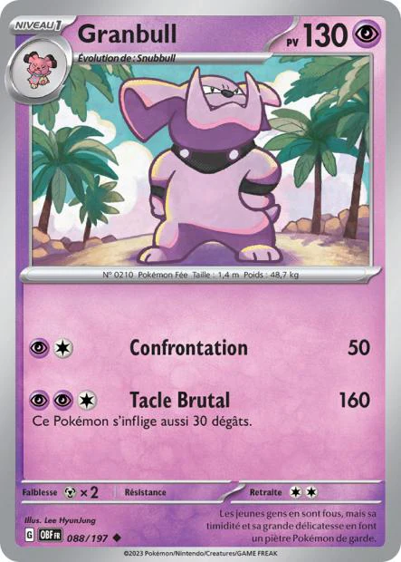 088/197 - Granbull - EV03 Flammes Obsidiennes