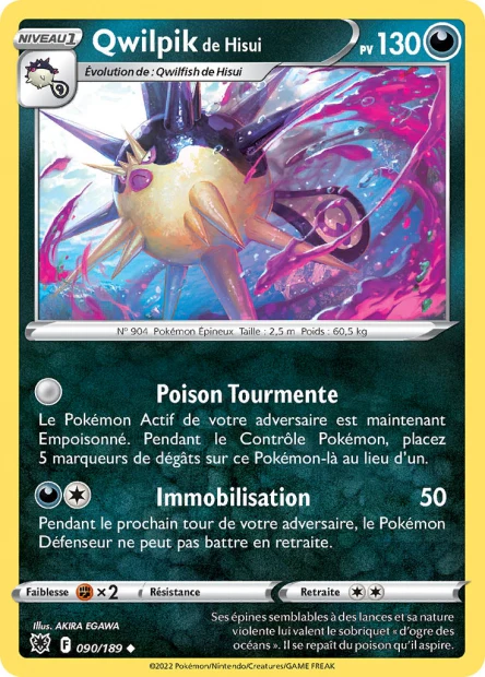 090/189 - Qwilfish de Hisui - EB10 Astres Radieux