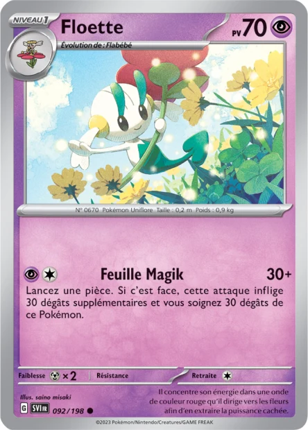 092/198 - Floette - EV1 Ăcarlate et Violet