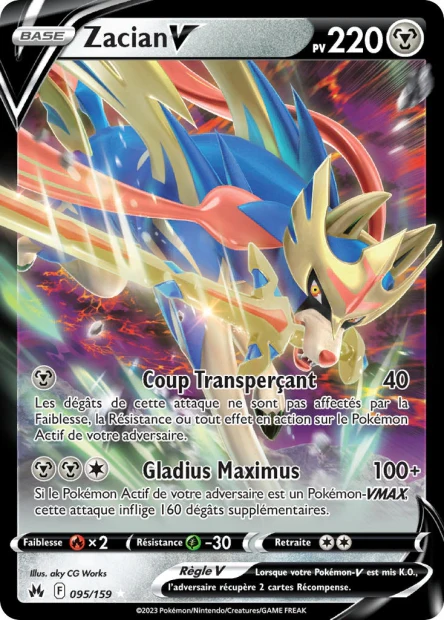 095/159 - Zacian-V - EB12.5 Zénith Suprême