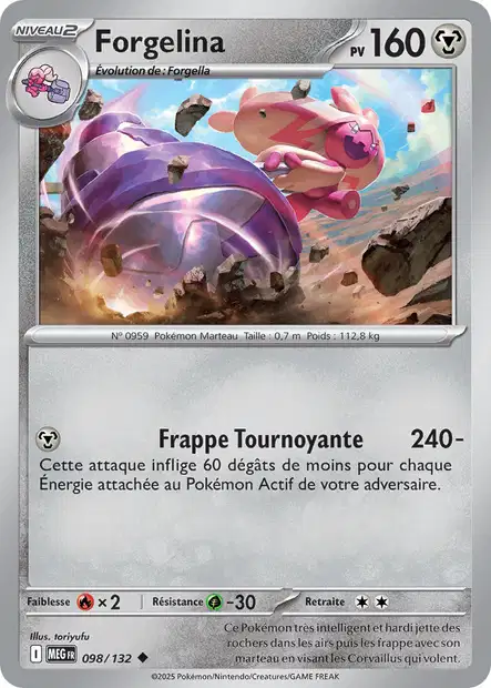 098/132 - Forgelina - ME01 Méga-Évolution