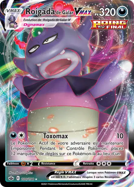 100/198 - Roigada de Galar-VMAX - EB6 Règne de Glace