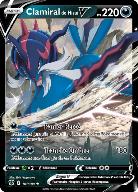 101/189 - Clamiral de Hisui-V - EB10 Astres Radieux