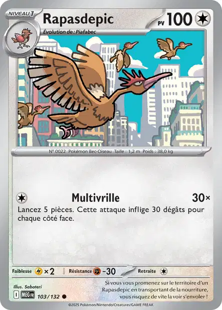 103/132 - Rapasdepic - ME01 Méga-Évolution
