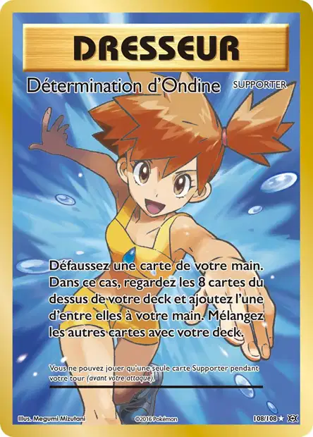 108/108 - Détermination d'Ondine - XY Evolution