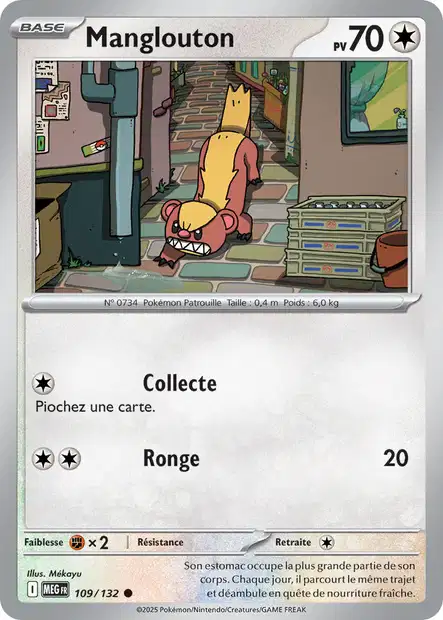 109/132 - Manglouton - ME01 Méga-Évolution