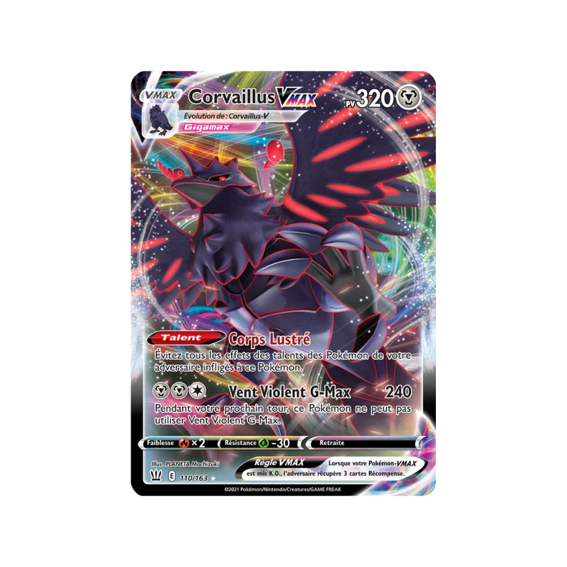 110/163 - Corvaillus-VMAX - EB5 Styles de combat
